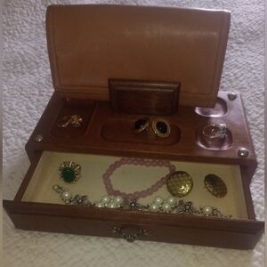 Vintage Jewelry Box With Valet Powell